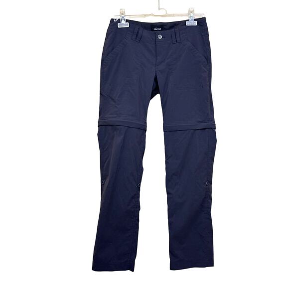 Marmot Pants - Marmot gray convertible hiking pants, 6, ladies, cargo, gorpcore, utility
